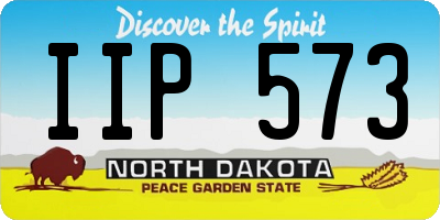ND license plate IIP573