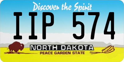 ND license plate IIP574