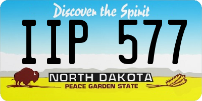 ND license plate IIP577