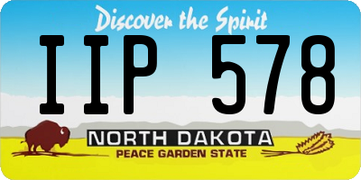 ND license plate IIP578