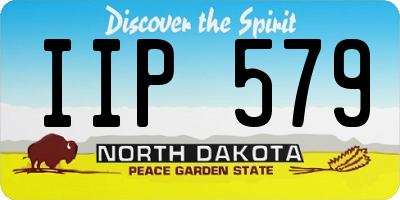ND license plate IIP579