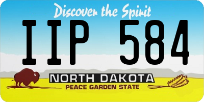 ND license plate IIP584