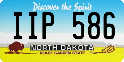 ND license plate IIP586