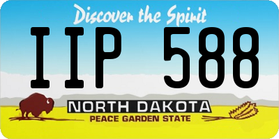 ND license plate IIP588
