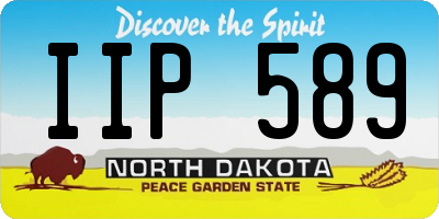 ND license plate IIP589