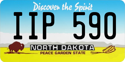 ND license plate IIP590