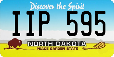 ND license plate IIP595
