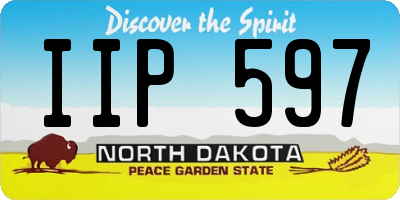 ND license plate IIP597