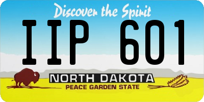 ND license plate IIP601