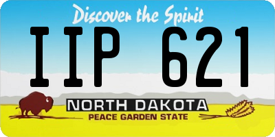 ND license plate IIP621