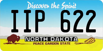 ND license plate IIP622