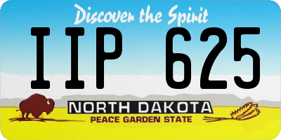 ND license plate IIP625