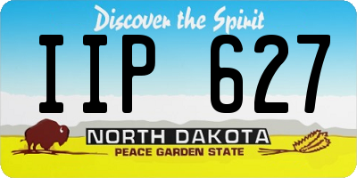 ND license plate IIP627