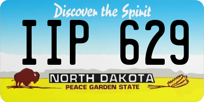 ND license plate IIP629
