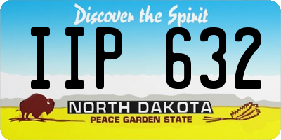 ND license plate IIP632
