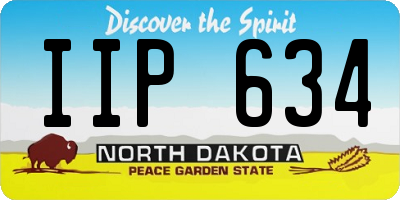 ND license plate IIP634