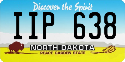 ND license plate IIP638