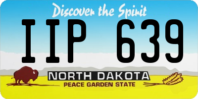 ND license plate IIP639