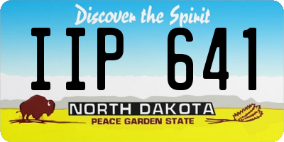 ND license plate IIP641