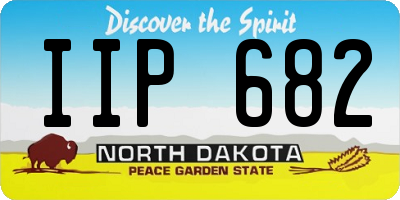 ND license plate IIP682