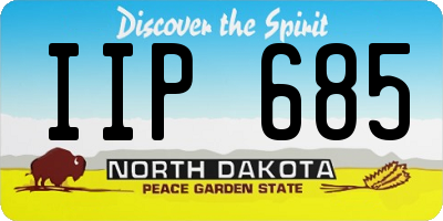ND license plate IIP685