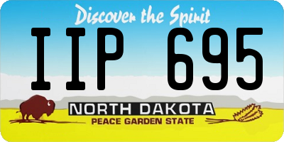 ND license plate IIP695