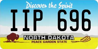 ND license plate IIP696