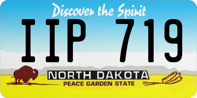 ND license plate IIP719