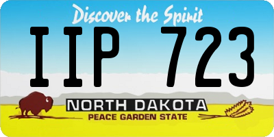 ND license plate IIP723