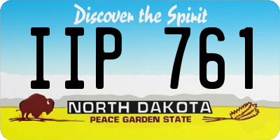 ND license plate IIP761
