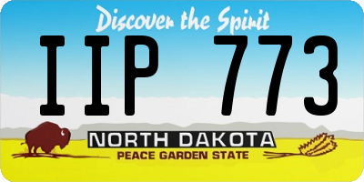 ND license plate IIP773