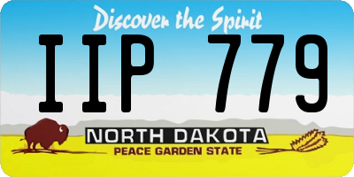 ND license plate IIP779