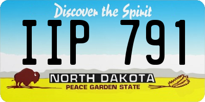 ND license plate IIP791