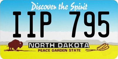 ND license plate IIP795