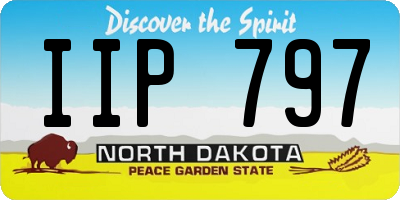 ND license plate IIP797