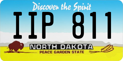 ND license plate IIP811