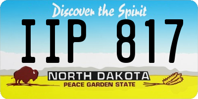 ND license plate IIP817
