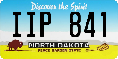 ND license plate IIP841
