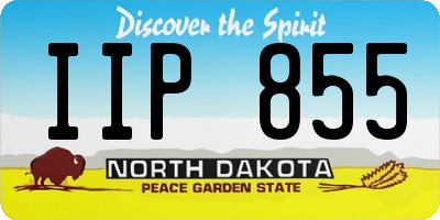 ND license plate IIP855