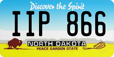 ND license plate IIP866