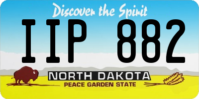 ND license plate IIP882