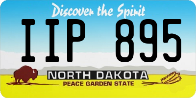 ND license plate IIP895