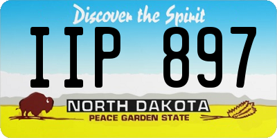ND license plate IIP897