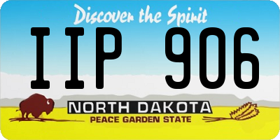ND license plate IIP906