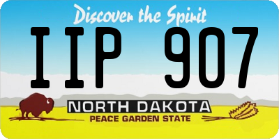 ND license plate IIP907