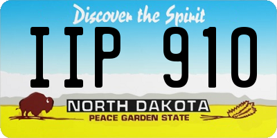 ND license plate IIP910