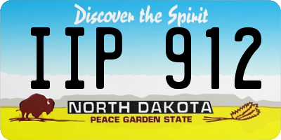 ND license plate IIP912
