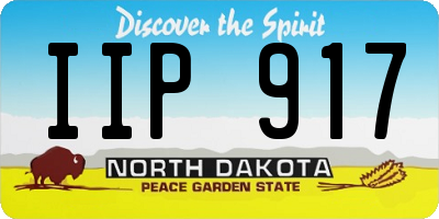 ND license plate IIP917