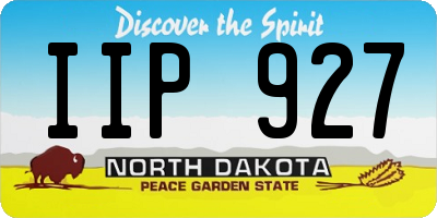 ND license plate IIP927