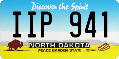 ND license plate IIP941